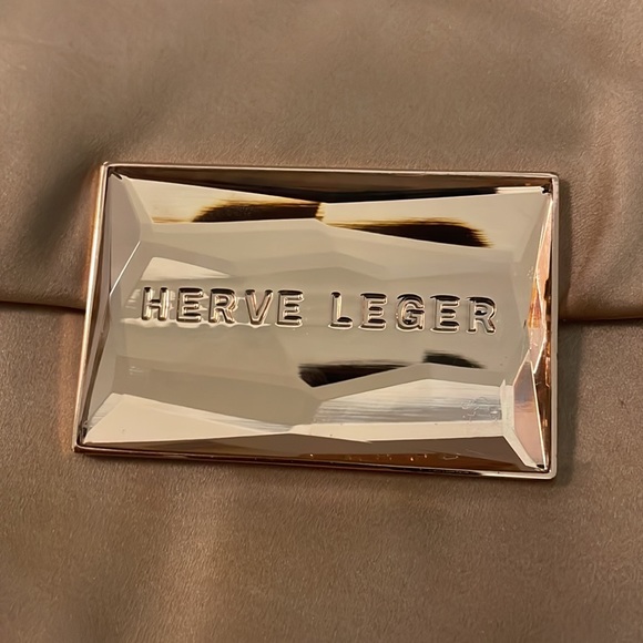 NWO  Authentic  HERVE LEGER  VERY RARE GORGEOUS evening Bag Wedding 💕 - Picture 3 of 9